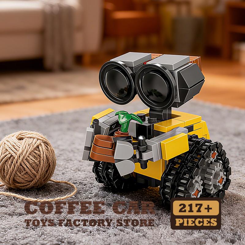 Movie Robot Wall E MOC Building Blocks Dolls Space Mecha MOC Bricks Action Figure Toys Adult Children Christmas Gifts DIY