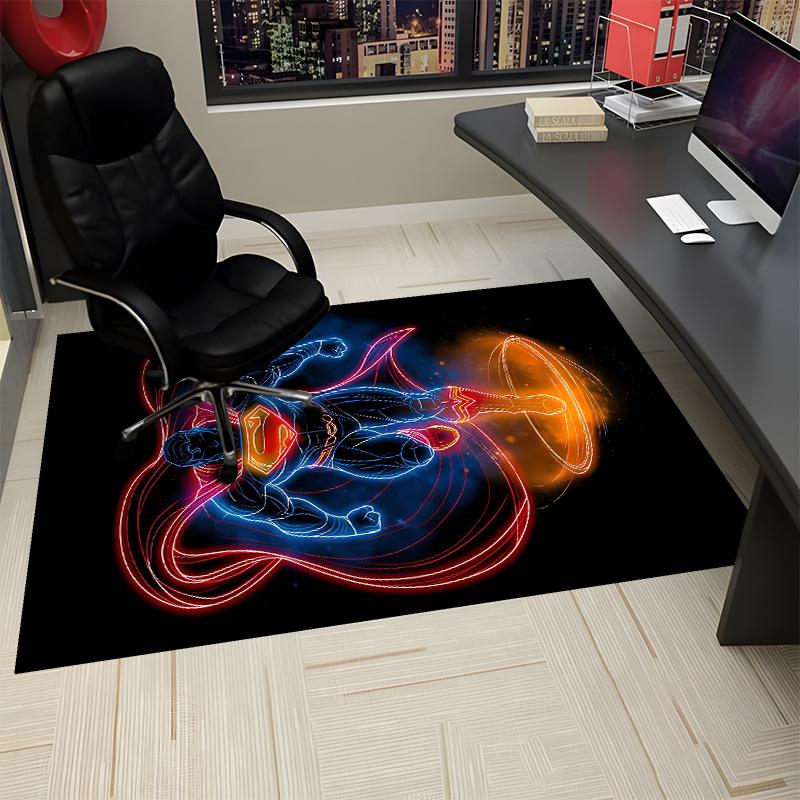 SUPERMAN Printed Carpet, Rug for Office Chair Living Room Bedroom Kitchen Room Decor Gifts.