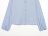 Autumn 2025 European Style Women's Long Sleeve Stand Collar Layered Poplin Shirt