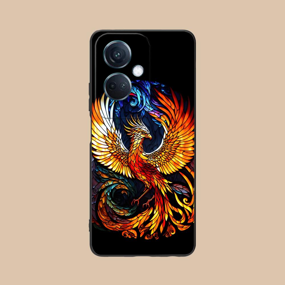Luxury Phoenix Mobile Cell Phone Case for OPPO Find X9 X8 X7 X6 X5 X3 X2 Plus s Pro Ultra Lite Colorful Printing Cover Pretty