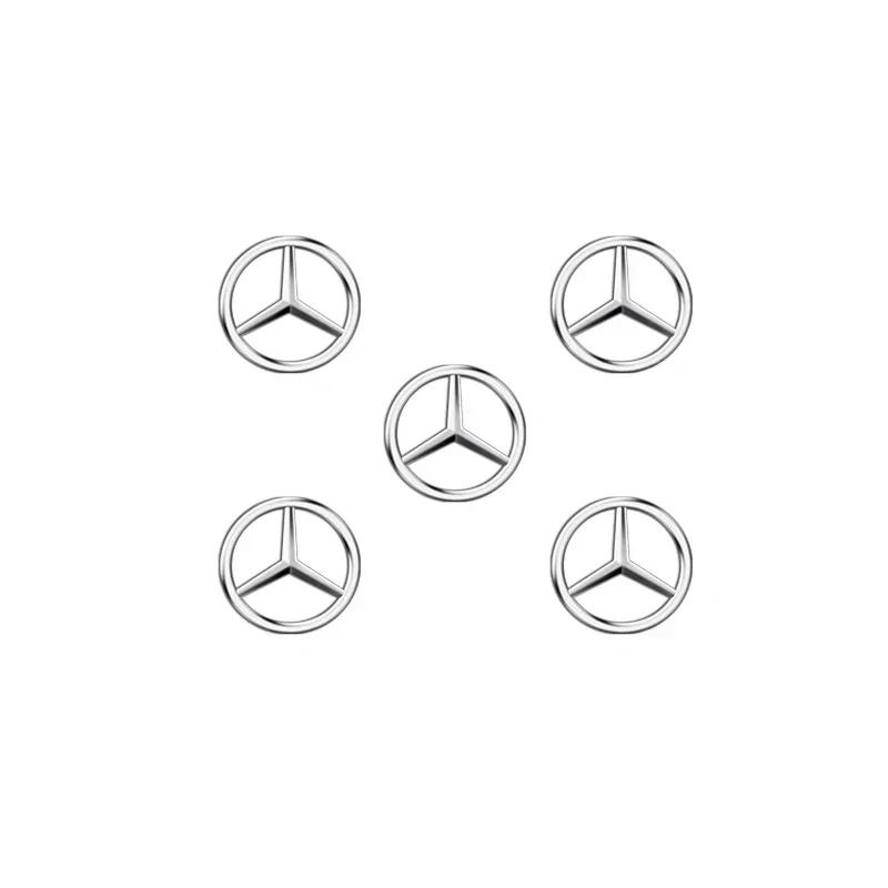 13mm Car Key Emblem Stickers Accessories For Mercedes Benz AMG E S C A B Class GLE GLS CLS GLC CLA GLA GLK GLB W205 W221 W177 EQSTU1