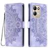 Per Xiaomi Redmi 17 5G, Custodia a Portafoglio Flip in Pelle PU Embossed Mandala