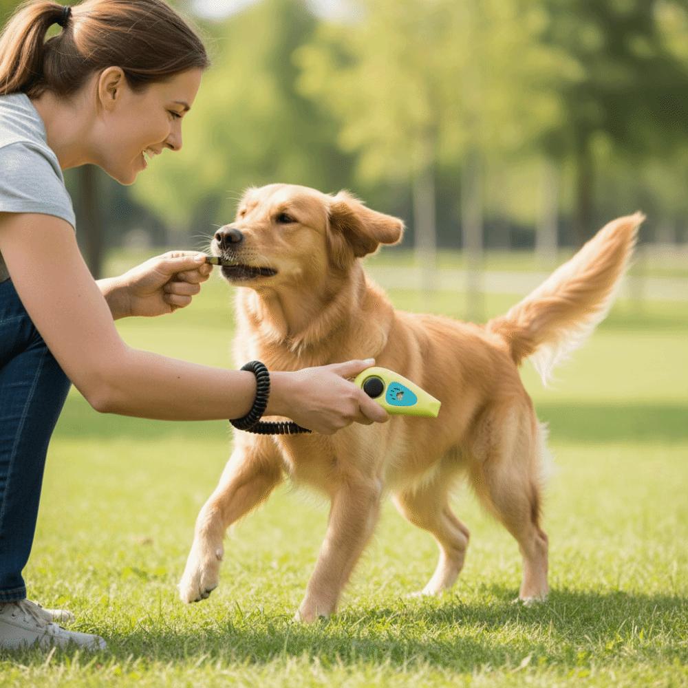 2 in 1 Pet Training Clicker Portable Adjustable Wrist Strap Dog Training Whistle Professional Pet Sound Trainer