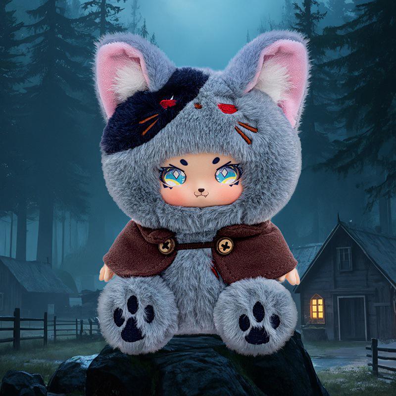 Werewolf Kill Series Silicone Plush Keychain: Cute Toy Figure Ornament for Birthdays