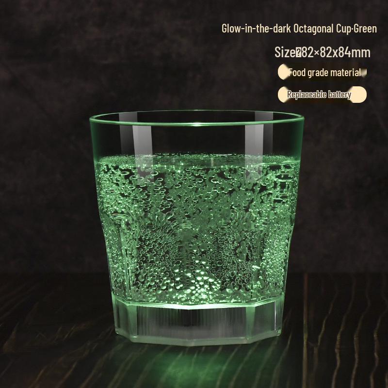 Food-Grade LED Light-Up Champagne Glass - Novel Atmosphere Wedding Banquet Wine Cup