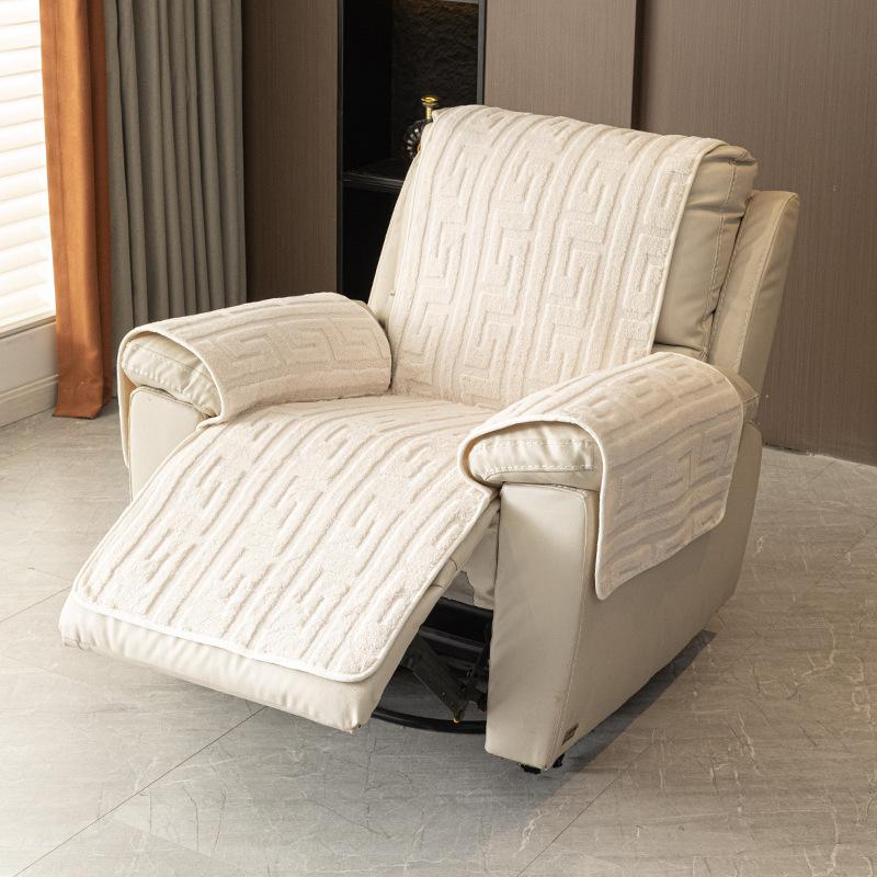 Luxury Comfortable Cotton Velvet Multifunctional Sofa Cushion Anti Slip Electric Recliner Mat Massage Chair, Sofa Cushion, Autumn and Winter Warm