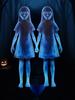 1 PC Iron Twins Halloween Yard Signs Stakes Scary Halloween Decorations Garden Ghost Stakes For Lawn Patio Haunted House