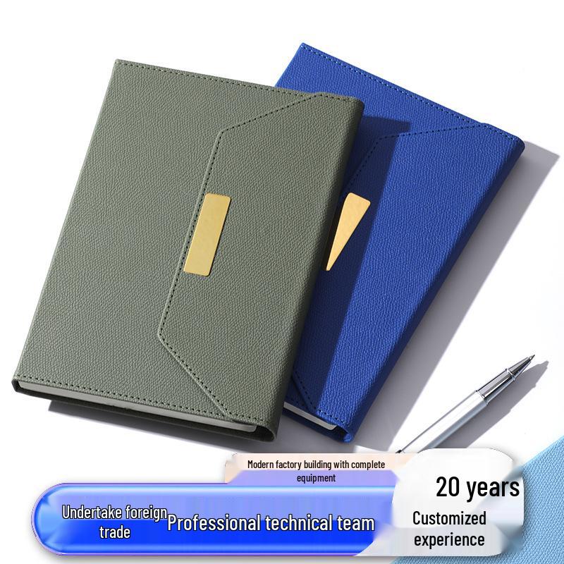 Tri-fold A5 Gift Box Set: Premium Business Meeting Notebook with Custom Logo