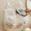 Clothespin Bag with Hanger Breathable Mesh Nets for Bathroom Travel Hotel