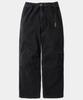 COLUMBIA UNIVERSITY Sl-Label Belted Parachute Denim Pants Black Denim