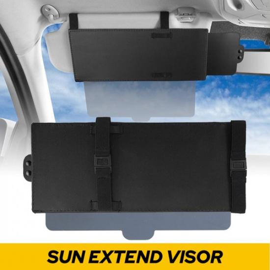 NEW Car Visor Sun Anti-Glare Polarized Extender Lens Windshield Front Sunshade