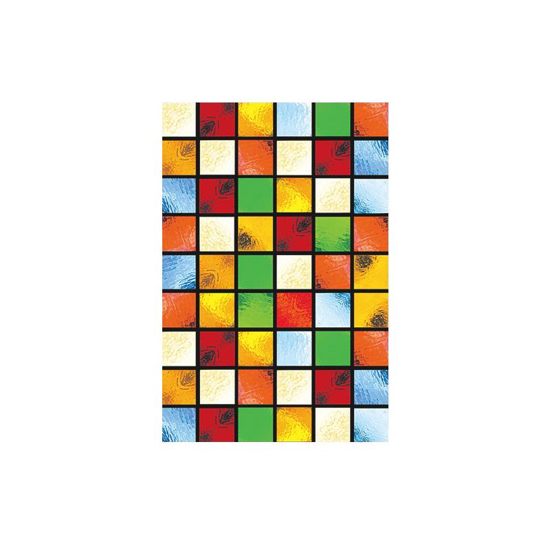 

Индивидуальные цветные наклейки на стекло в европейском стиле для церкви, матовая оконная пленка, антибликовые наклейки на окна в ванной комнате, бумага 60x120cm