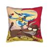 Pillow Cover Mordecai and Rigby  R-Regulars Anime Show Morden Pillow Case For Couch Sofa Bedroom Pillowcases