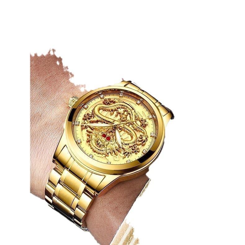 New Dragon Watch Men's Watch Business Waterproof Fashion Quartz Watch Men's Watch Automatic Non-mechanical Watch