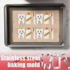 3pcs Lovely Teeth Shape Stainless Steel Cookie Cutter Cake Decorating Tools Fondant Mould Pastry Biscuits Baking Accessories