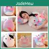 Oreiller Licorne Arc-en-ciel Animal Mignon Dessin Animé Jouet Peluche Doux Coussin Poupée Roulée Brodé Pour Filles 35cm