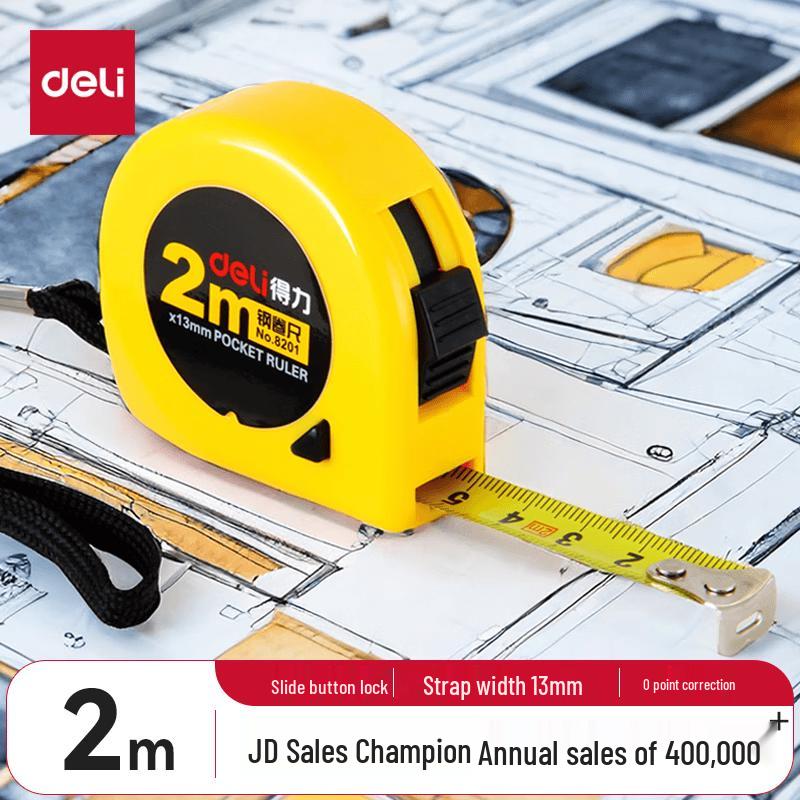 Deli Retractable Steel Tape Measure
