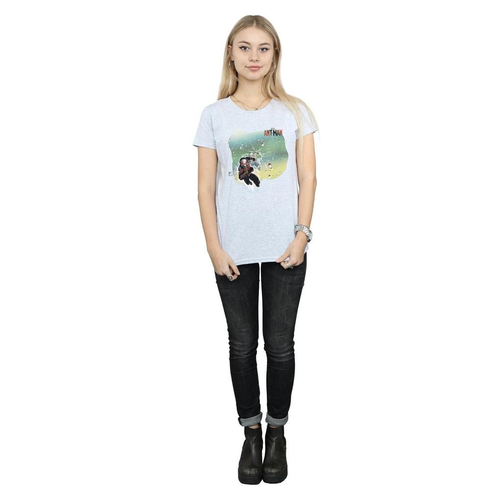 Marvel Womens/Ladies Ant-Man Shatter Cotton T-Shirt