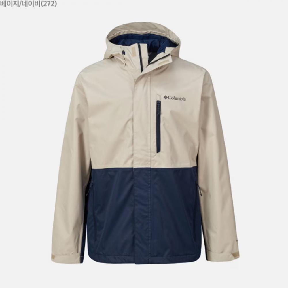 Columbia Waterproof Windbreaker Hike Bound Ii Import Omni Tech Jacket C54 We2619