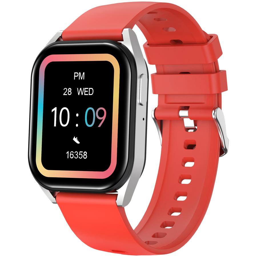Canyon smartwatch chatter sw-58 bt-call silver-red