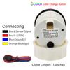 Universal Auto Car 52MM Fuel Level Gauge 8 Color Light 0-190 Ohm Pointer Oil Tank Meter 240-33 Ohm Waterproof 12V 24V Custom
