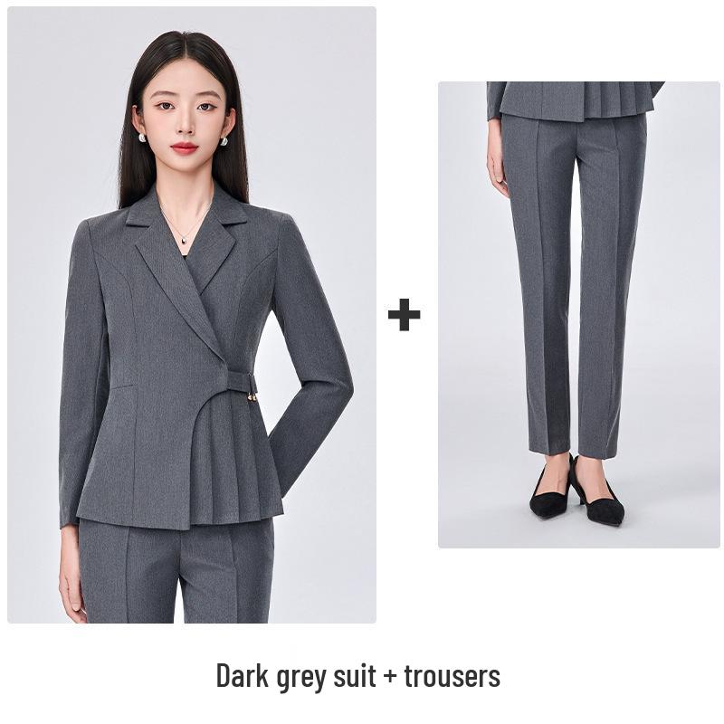 2025 Women's Premium Suit Set: Sleek Design for Professional Reception Workwear