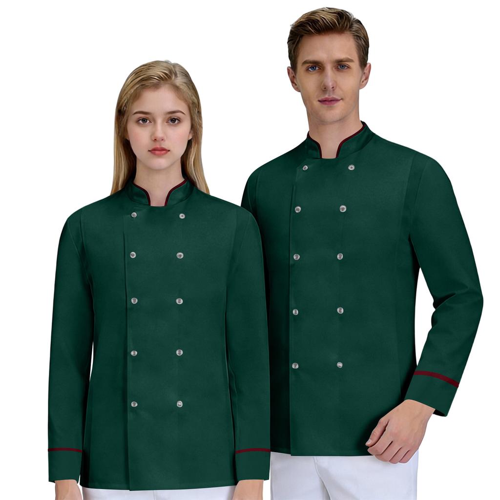 Unisex Cardigan ,Button Long,Sleeved Chef Uniform