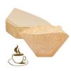100 Pcs with Handle Cone Coffee Filter Paper Disposable Coffee Dripper Coffee Maker Paper  Travel
