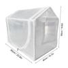 Mini Greenhouse Outdoor Flower House Easy Set Up UV Protected Thickened PE Cover Roll-up Zippered Window Patio For Outdoor