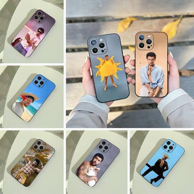rapper-Bad- Bunny Phone Case For iPhone 17,16,15,14,13,12,11 Pro Max,16Plus,XS Lightweight and Practical Soft Black Cover