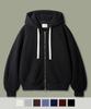 Fp142 Youthful Mellow Hooded Zip-Up Black Sjhd1539