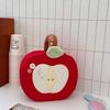 Portable Fruit Makeup Bag Velvet Cute Handbag Cartoon Travel Cosmetic Bag  Travel