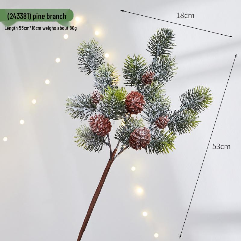 

Искусственная рождественская гирлянда из сосны и ротанга с сосновыми шишками для настенного крепления As shown