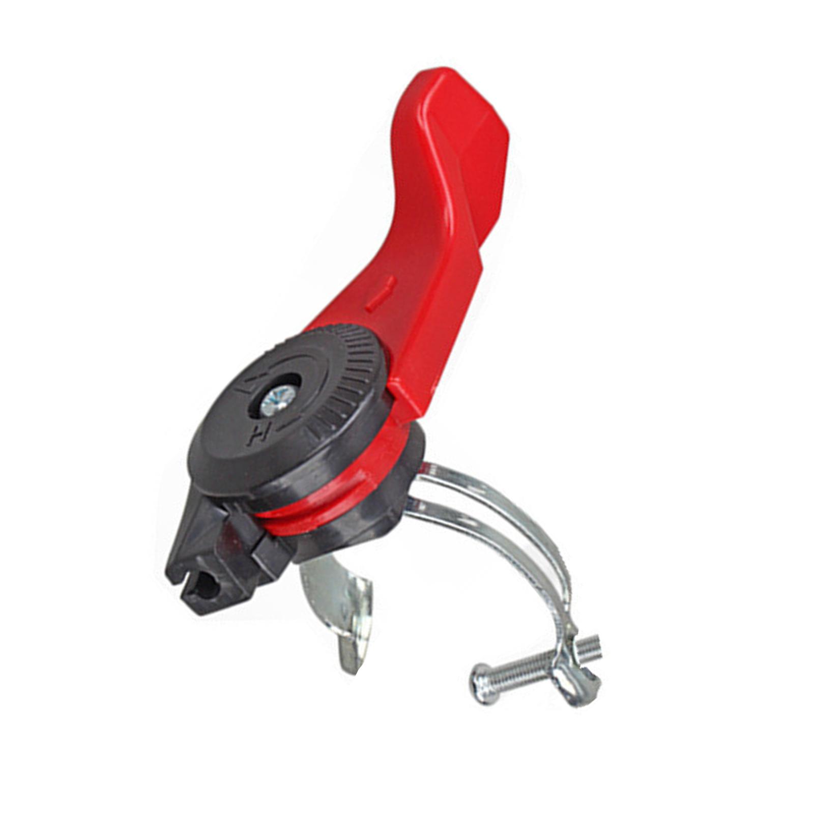

Multifunctional Throttle Control Switch For Micro Tillers Mini Excavators Aluminum Construction Smooth Speed Adjustment червоний