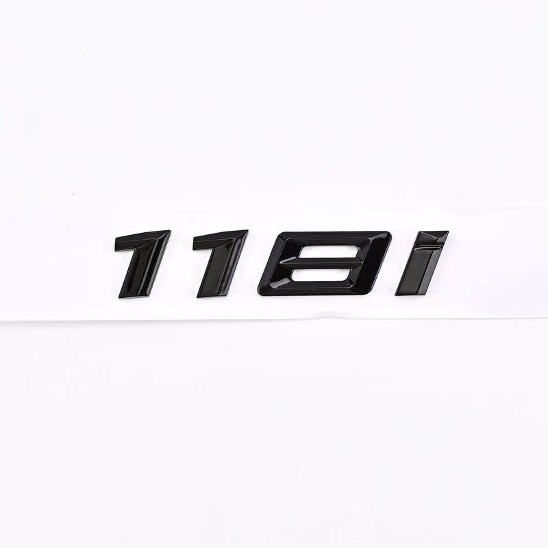 Letras para Maletero de Coche Emblema Logo Insignia Pegatina Letras Adhesivas Accesorios para 116i 118i 120i 125i 128i 130i 135i 140i