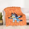 Bluey's Colorful Adventures Blanket Warmthful Decor Suitable for Picnics Seaside Couch All-Season Use Playful Design Gift for Travel Home Birthdays