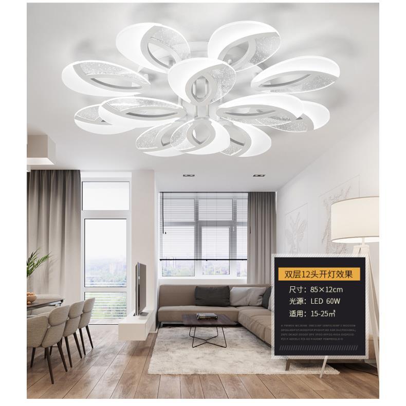 Plafoniera LED Sufragerie Dormitor Alb Restaurant Hotel Vila Lampa Creativa Plafoniera