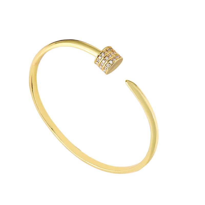 New Creative Round Head Nail Bracelet European and American Fashion Simple Bracelet