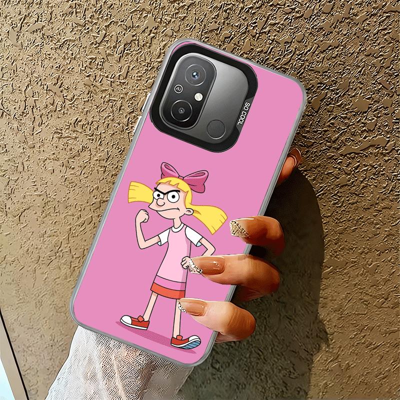 Cartoon Hey Arnold Helga Shockproof Phone Case for Xiaomi Poco X7 X6 X5 X3 Pro F7 Ultra M8 Redmi 15C 15 14C 13C 12C 10C 13 12 10
