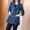 Women Jeans Jacket   Spring Autumn Denim Coat Female Korean Casual Loose Windbreaker Cowboy Overcoat