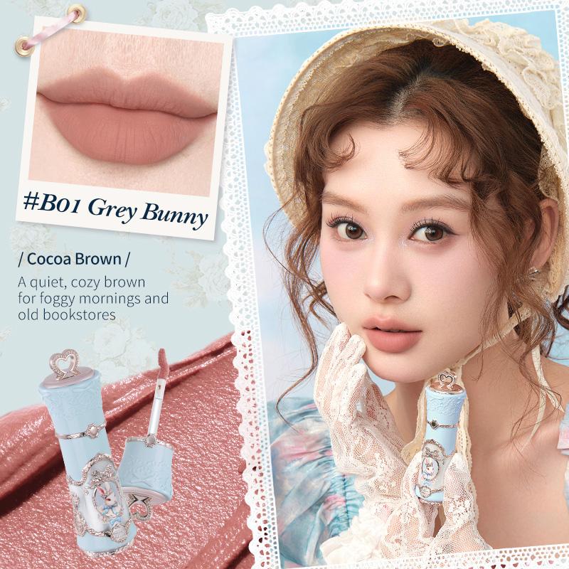 Flower Knows Make-up Bunny Garden Collectie Cloud Lip Crème Mat Fluweelachtige Lippenstift Koreaanse Lip Tint