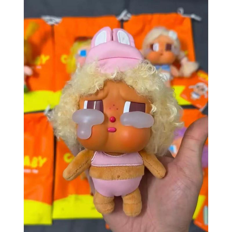 Cry Baby Plush Keychain With Surfboard Design For Summer Beach Accessory