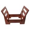 Modern Wood Record Storage Holder Stand Disc Organsier Rack Fit 8 or 30 More Disc Essential for Music Lover