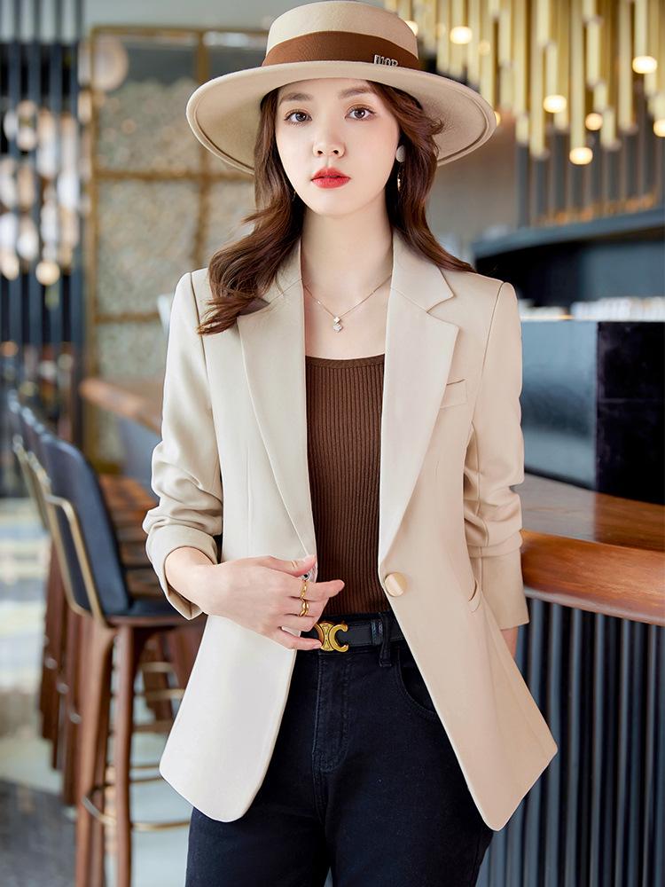 2025 High-End Women's Street Style Slim Fit Blazer for Autumn/Winter