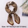 Luxury Print Neck Tie Shawl Wraps Vintage Hair Scarf Headband  Women