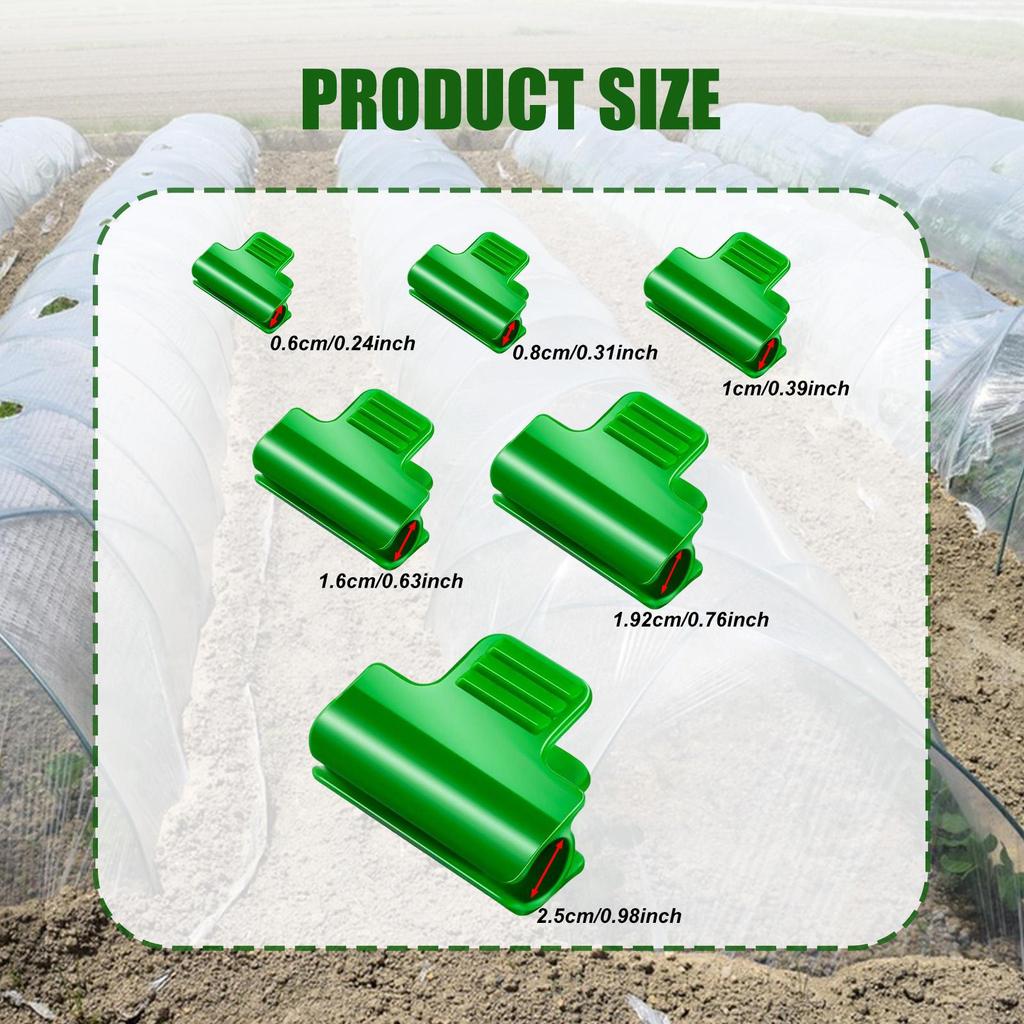 50 Pieces Greenhouse Clamps Reusable Versatile Clips for