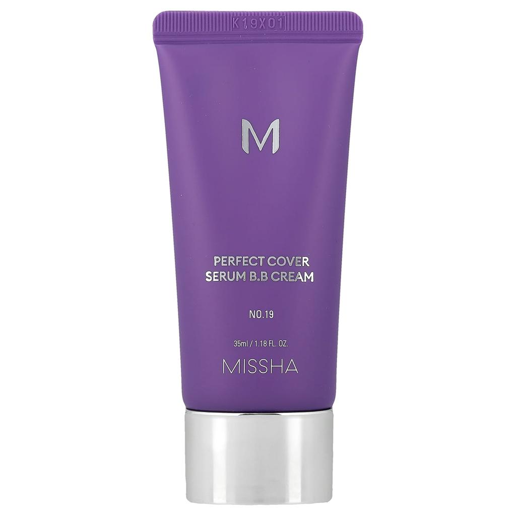 Missha Perfect Cover Serum BB Cream, Shade 19 Ivory, 35ml (1.18 fl oz)