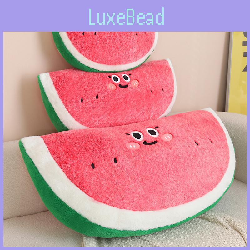 Simulation Watermelon Cartoon Pillow Plush Toy For Kids Ornament Bedroom