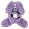 Cartoon Dog Four Legged Clothes Thickened Warm Cat Thermal Coat Dog Plush Jumpsuit  Autumn Winter