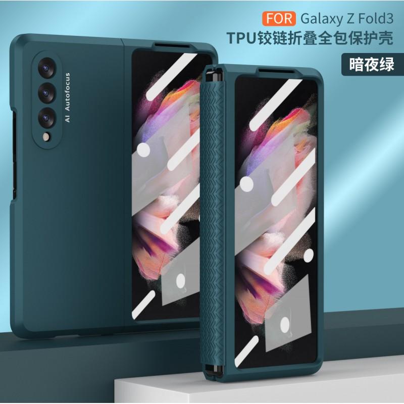 Fold3 Fold2 Phone Case Clear TPU Hinge Protector Screen Anti-Scratch Shockproof Cover